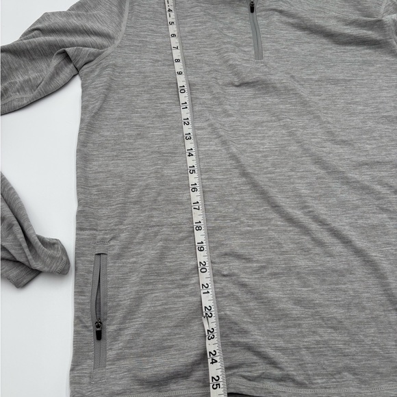 Vuori Half Zip Pullover Gray Men’s Large Performance Stretch Lightweight - Picture 6 of 7